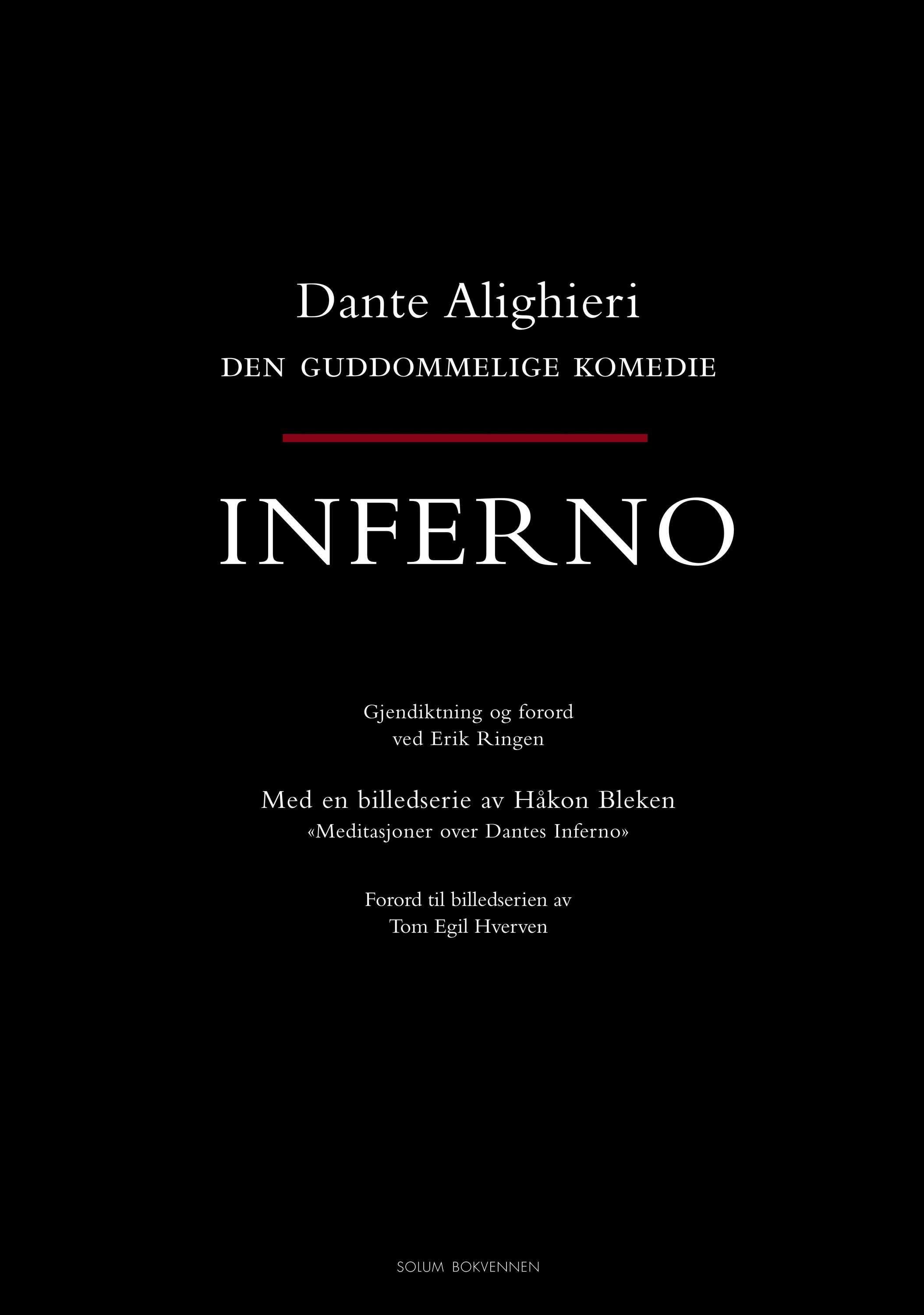 Den guddommelige komedie. Inferno