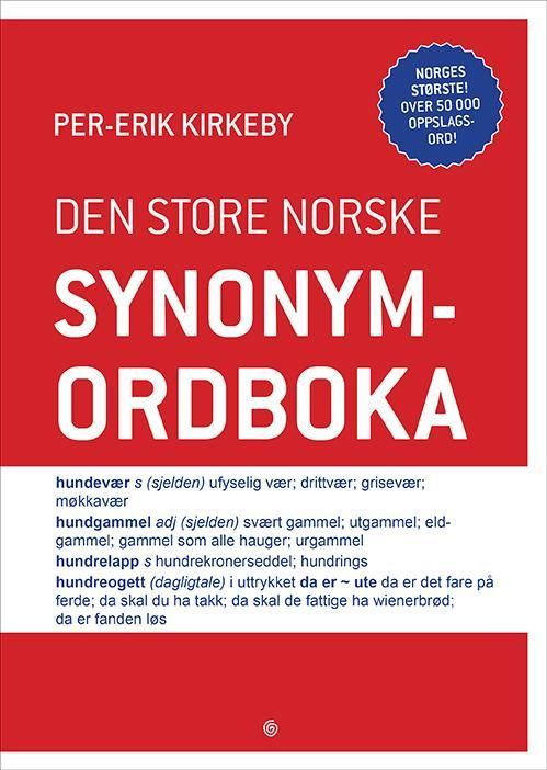 Forsidebilde av Den store norske synonymordboka