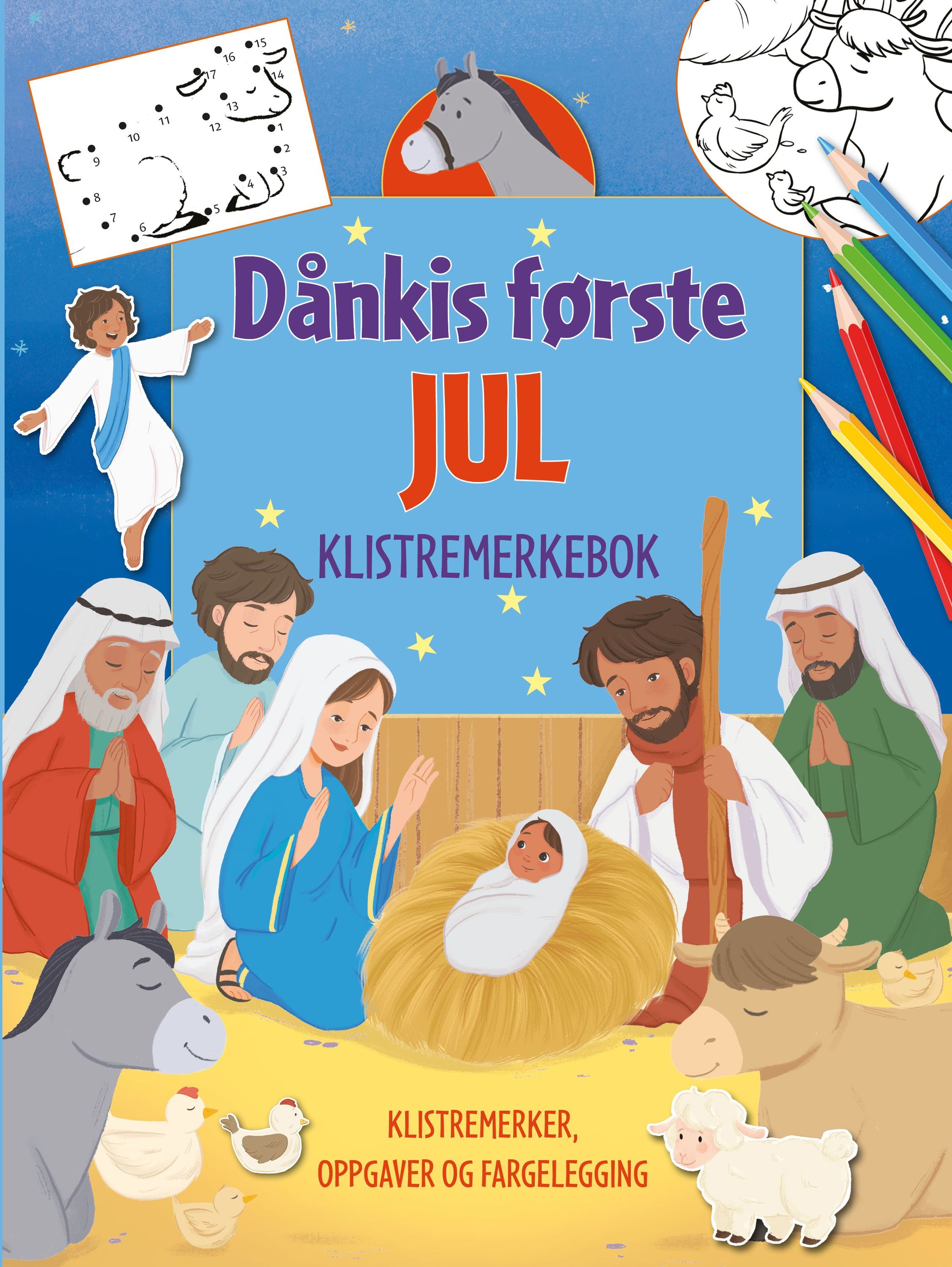 Dånkis første jul : klistremerker, oppgaver og fargelegging