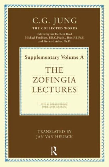 The Zofingia Lectures : Supplementary Volume A