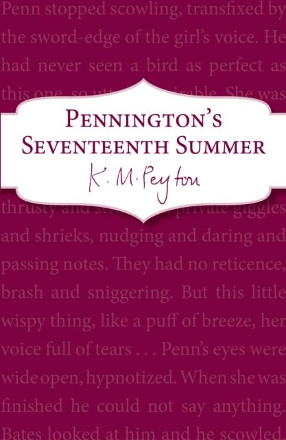 Pennington's Seventeenth Summer : Book 1