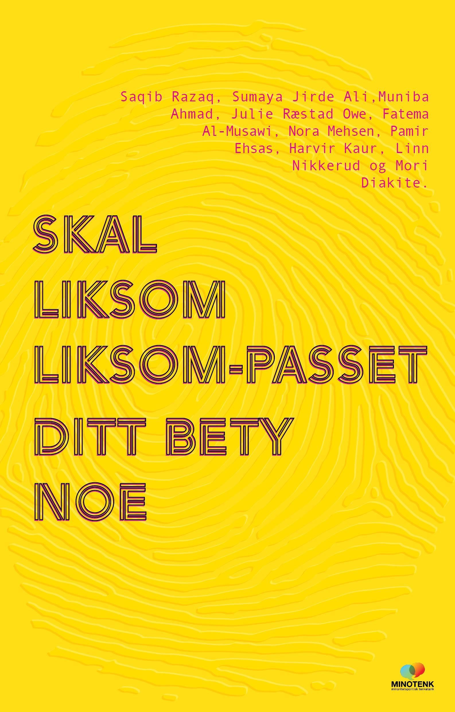 Skal liksom liksom-passet ditt bety noe : en tekstsamling
