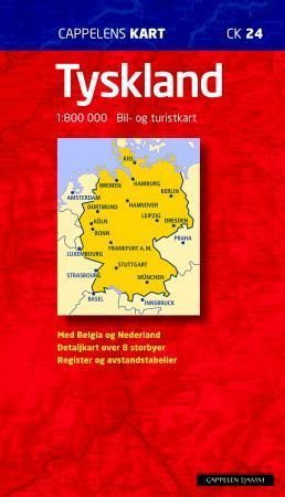 Tyskland : bil- og turistkart