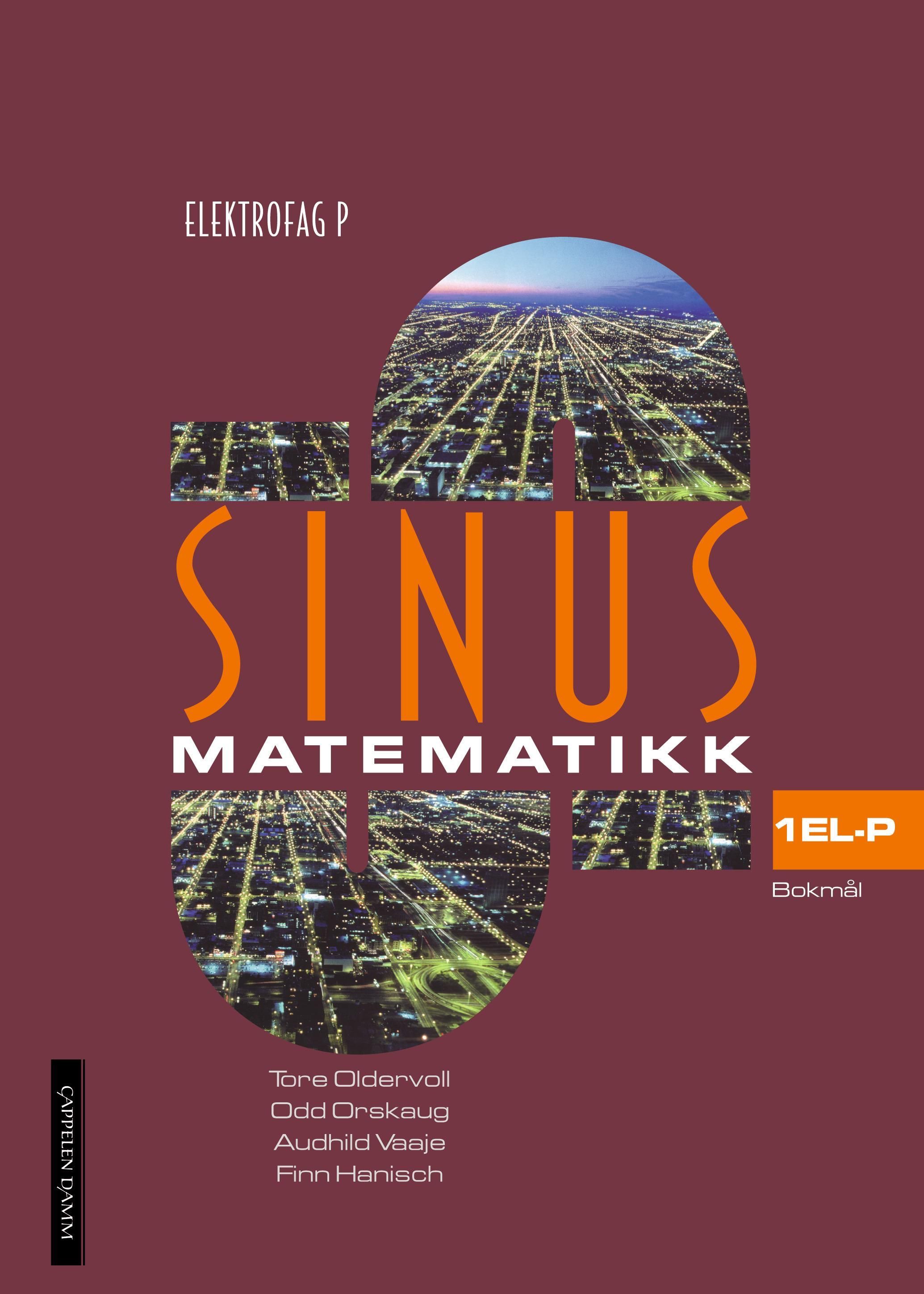 Sinus 1 EL-P : matematikk for elektrofag P : yrkesfagleg utdanningsprogram