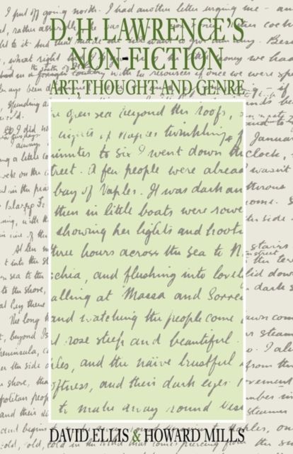 D. H. Lawrence's Non-Fiction : Art, Thought and Genre