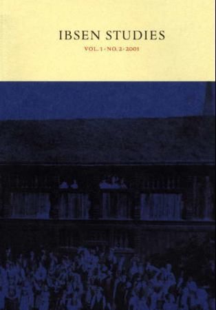 Ibsen studies : vol. 1, no 2, 2001
