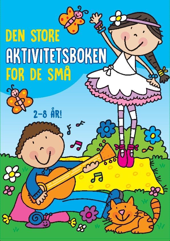Den store aktivitetsboken for de små : blå