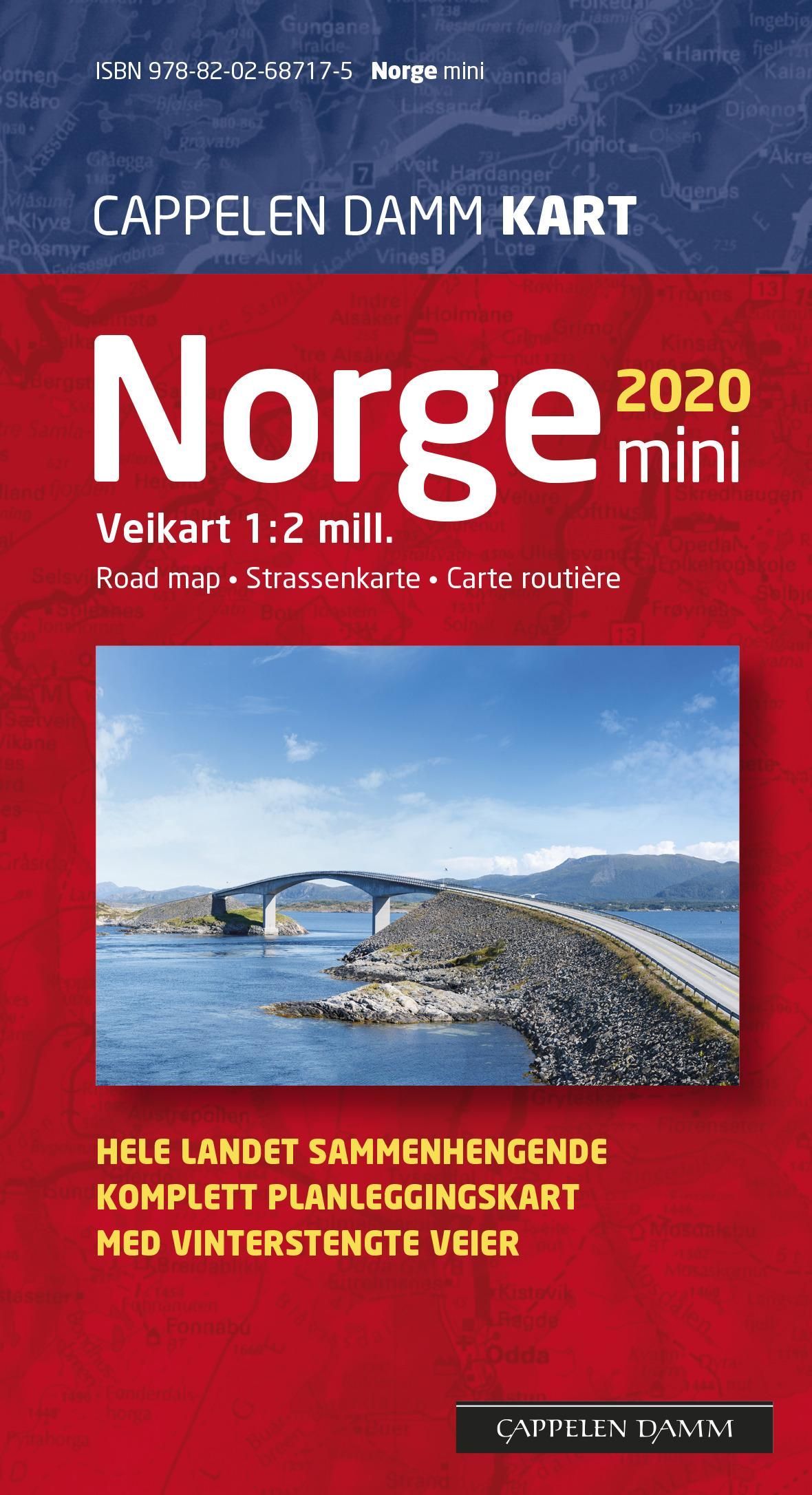 Norge mini 2020 : veikart = road map = Strassenkarte = carte routière