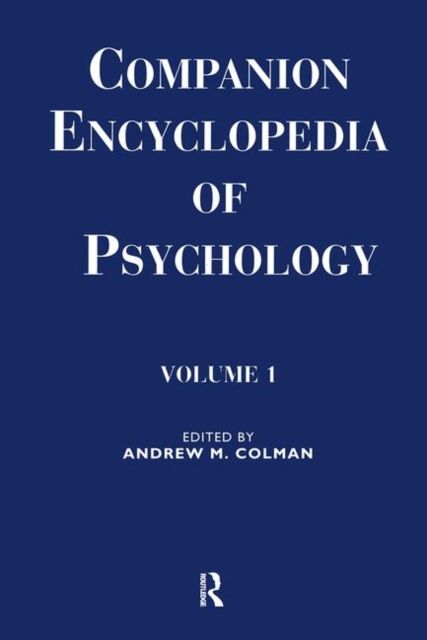 Companion Encyclopedia of Psychology : 2-volume set