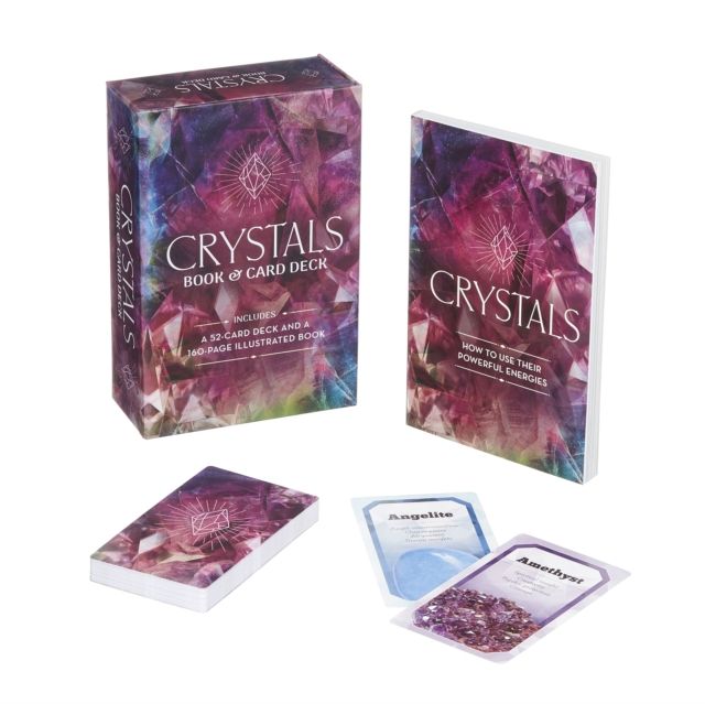 Crystals Book & Card Deck : Includes a 52-Card Deck and a 160-Page Illustrated Book