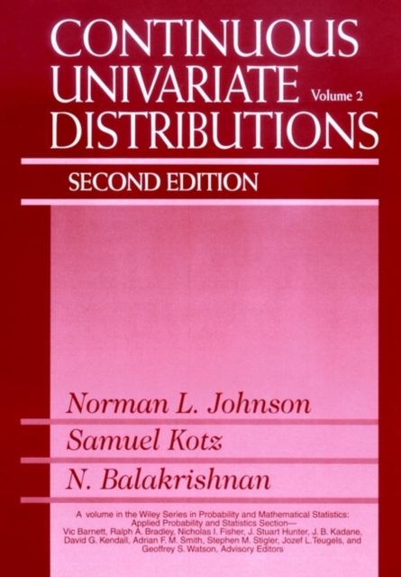 Forsidebilde av Continuous Univariate Distributions, Volume 2