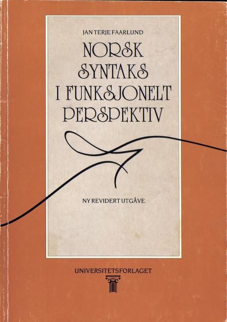 Norsk syntaks i funksjonelt perspektiv