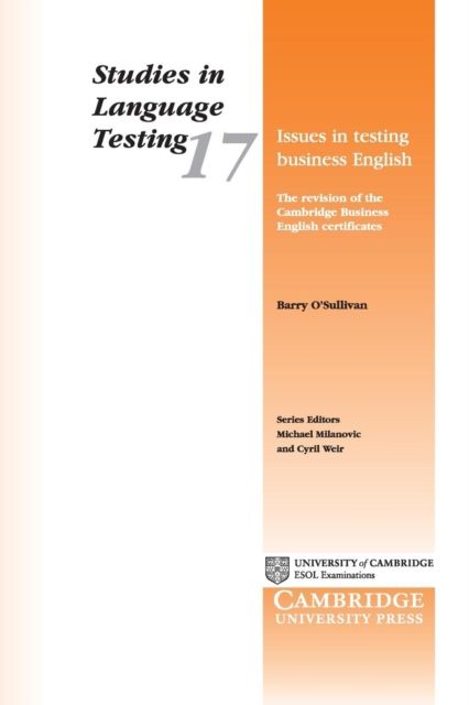 Issues in Testing Business English : The Revision of the Cambridge Business English Certificates