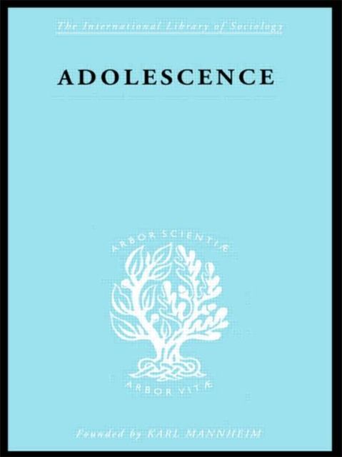 Adolescence : Its Social Psychology