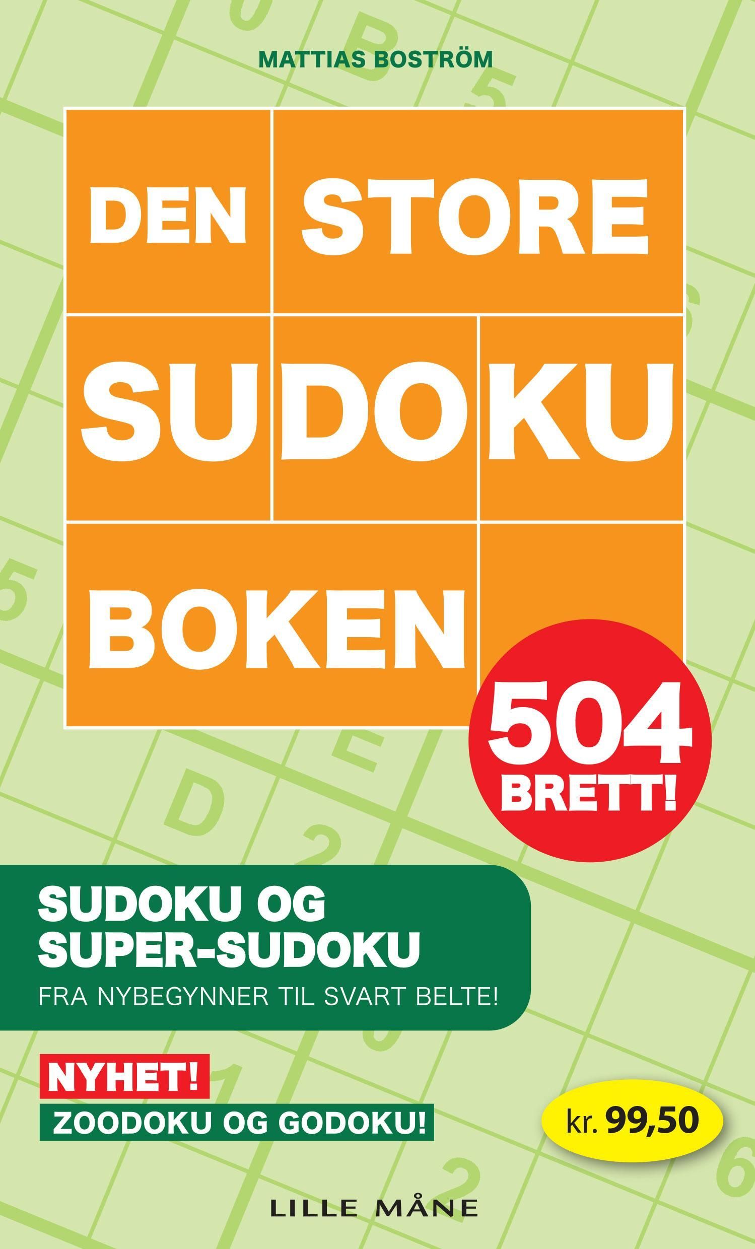 Den store sudokuboken : 504 brett!