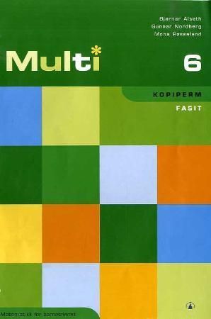 Multi 6 : kopiperm : fasit : matematikk for barnetrinnet