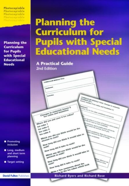 Planning the Curriculum for Pupils with Special Educational Needs : A Practical Guide
