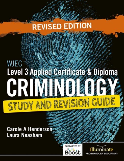 Forsidebilde av WJEC Level 3 Applied Certificate & Diploma Criminology: Study and Revision Guide - Revised Edition