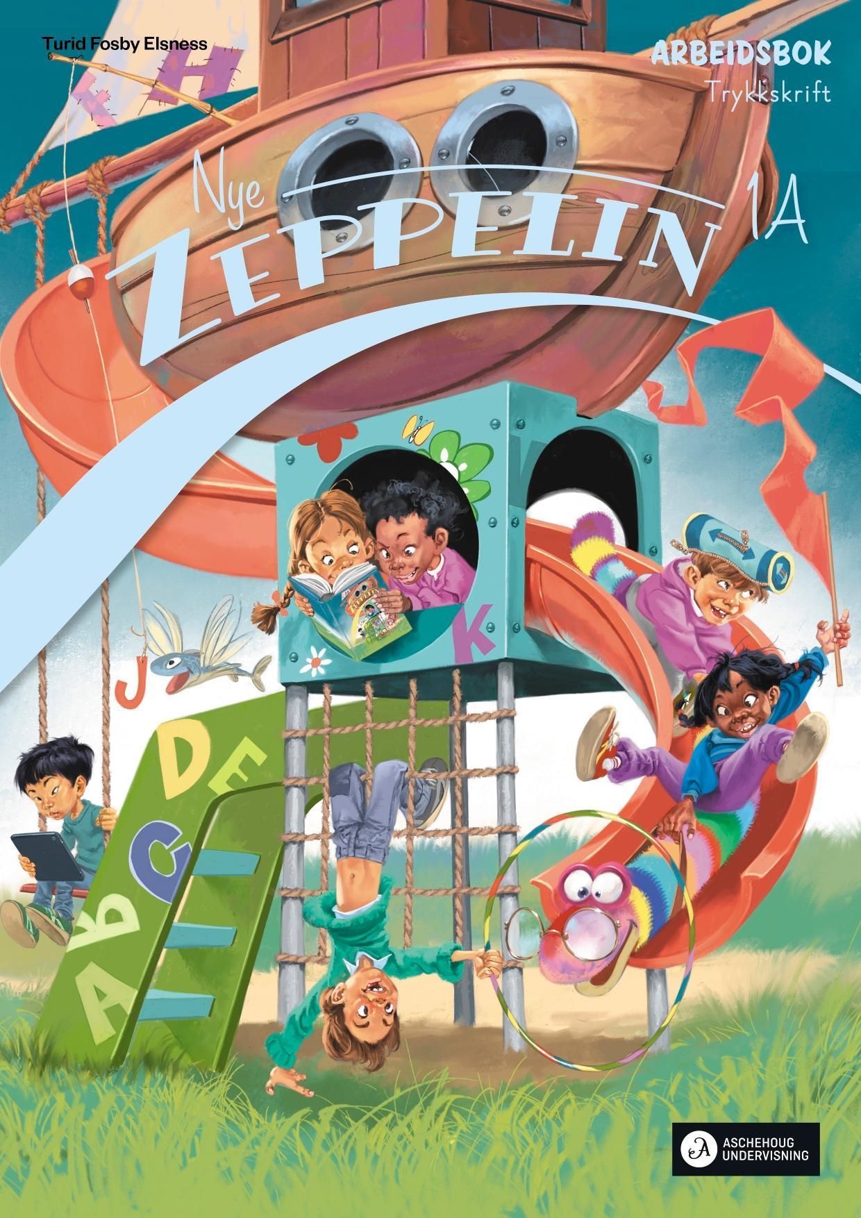 Nye Zeppelin 1A : norsk for barnetrinnet. Arbeidsbok : trykkskrift