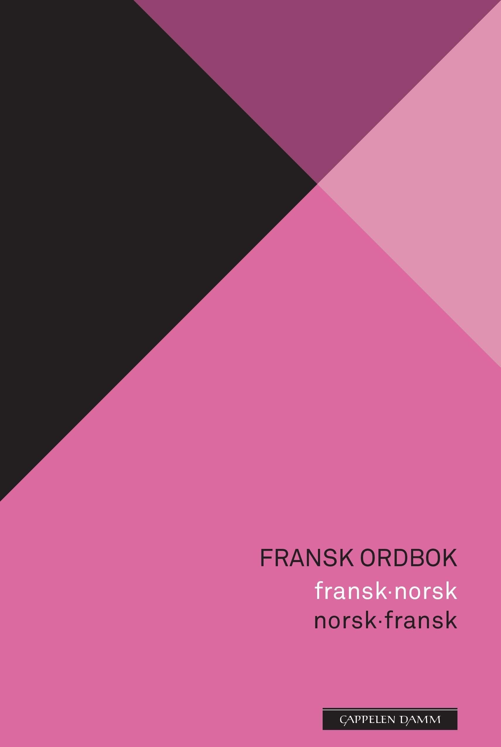 Fransk ordbok : fransk-norsk, norsk-fransk