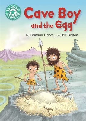Cave boy and the egg