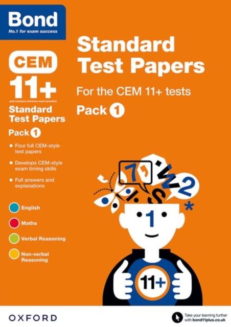 Bond 11+: CEM: Standard Test Papers: Ready for the 2025 exam : Pack 1