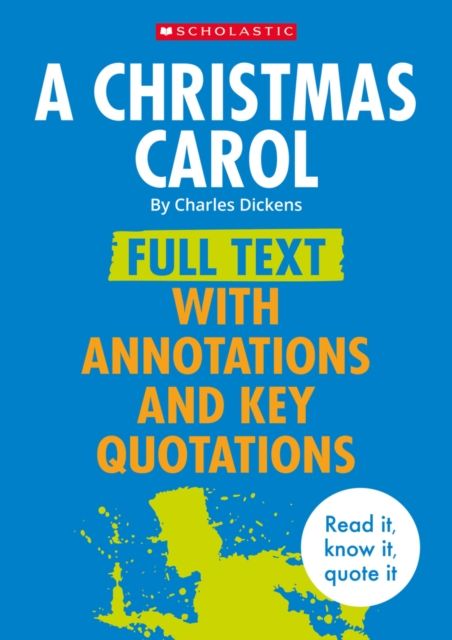 Forsidebilde av A Christmas Carol: Full Text with Annotations and Key Quotations