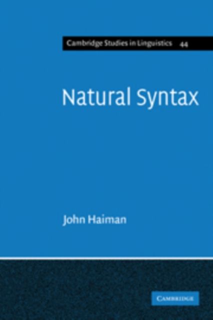 Natural Syntax : Iconicity and Erosion