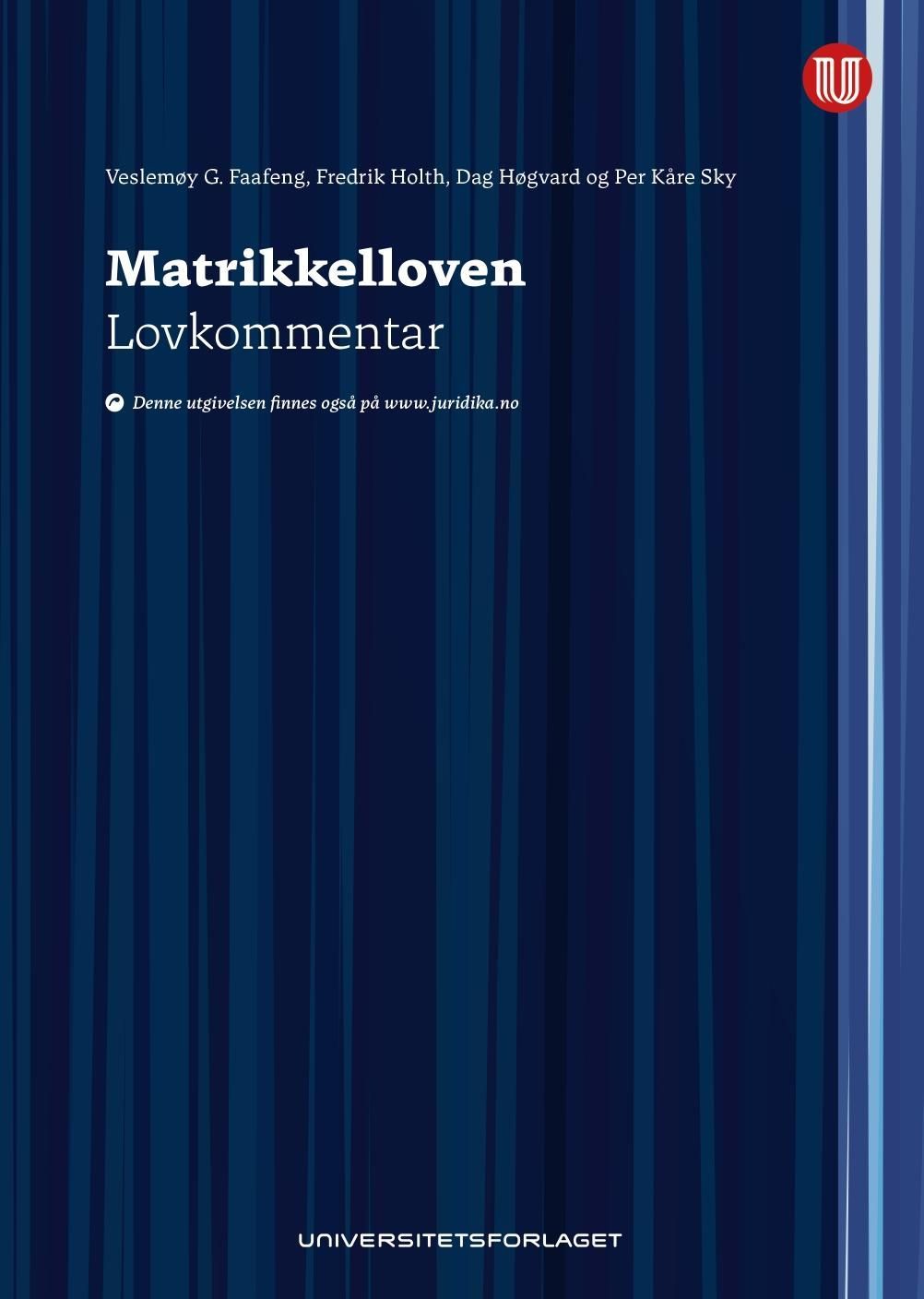 Matrikkelloven : lovkommentar