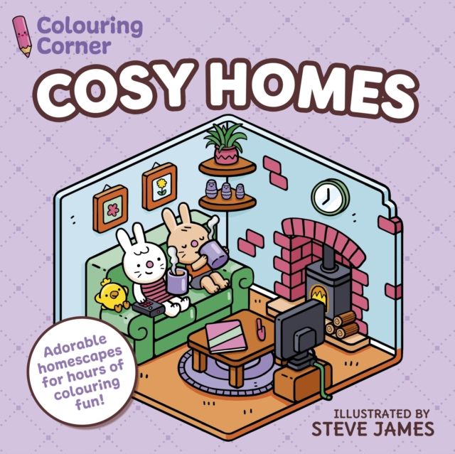 Forsidebilde av Colouring Corner: Cosy Homes : Adorable Homescapes for Hours of Colouring Fun