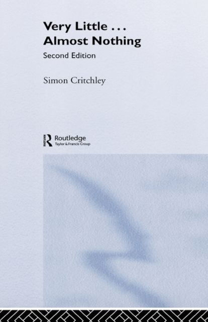 Very Little ... Almost Nothing : Death, Philosophy and Literature