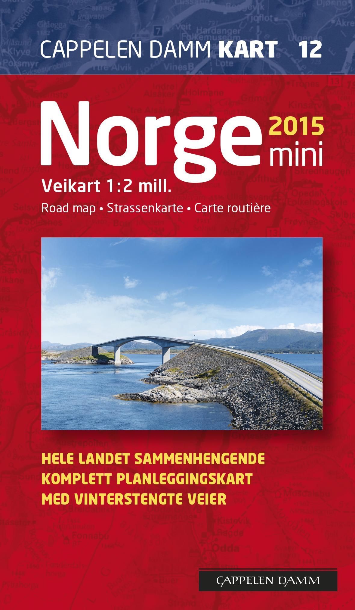 Norge mini 2015 : veikart = road map = Strassenkarte = carte routière