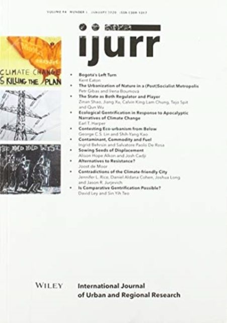International Journal of Urban and Regional Research, Volume 44, Issue 1
