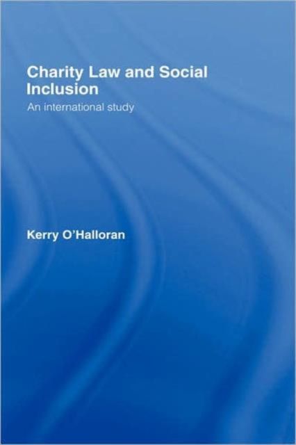 Charity Law and Social Inclusion : An International Study