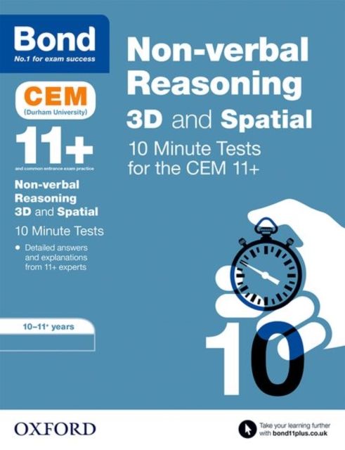 Bond 11+ CEM 3D Non-Verbal Reasoning 10 Minute Tests (now Cambridge Select Insight) : 10-11 Years