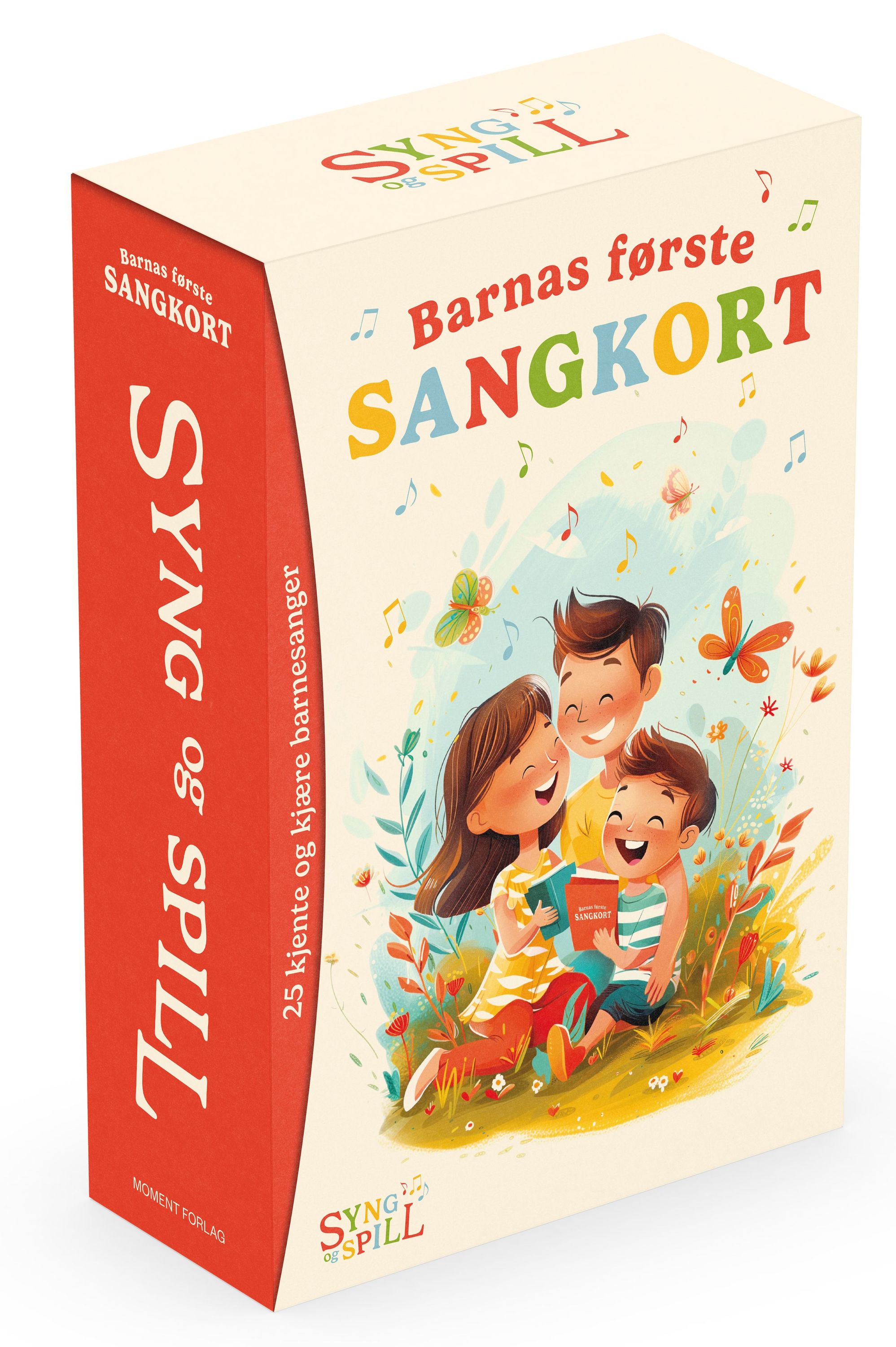 Barnas første sangkort : syng og spill