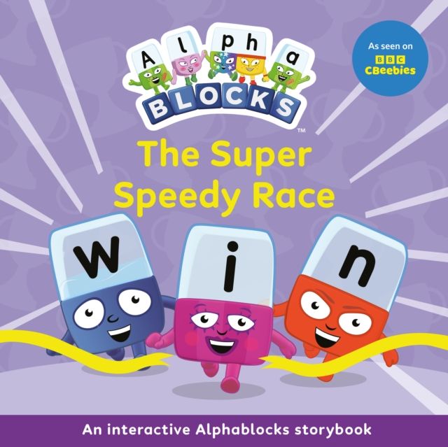 Forsidebilde av The Super Speedy Race: An Interactive Alphablocks Storybook