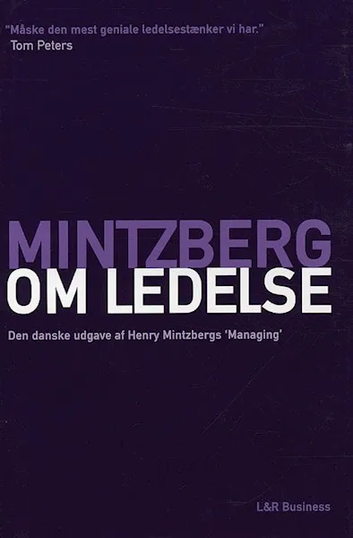 Forsidebilde av Mintzberg om ledelse