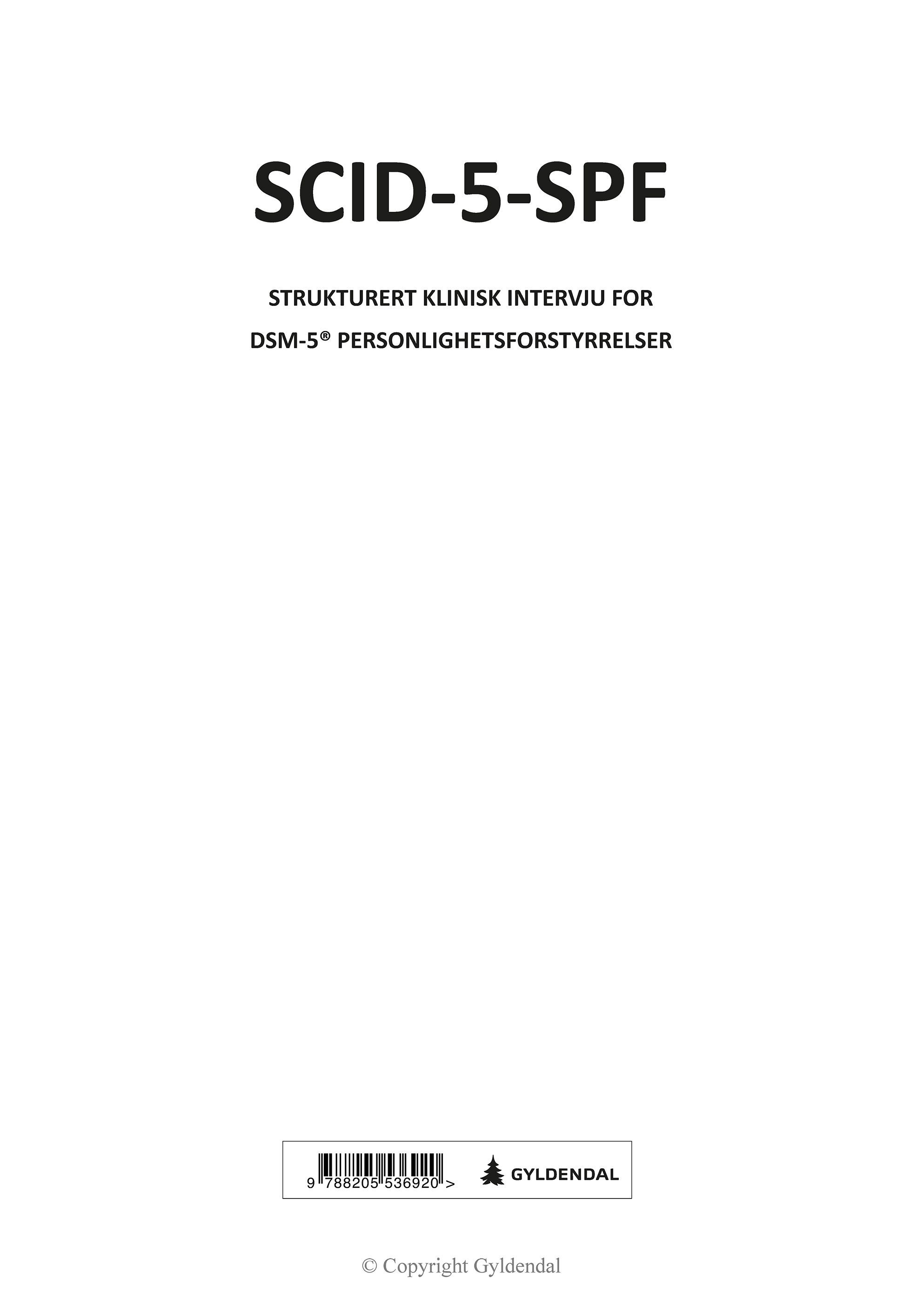 SCID-5-SPF
