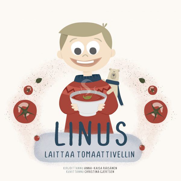 Linus laittaa tomaattivellin