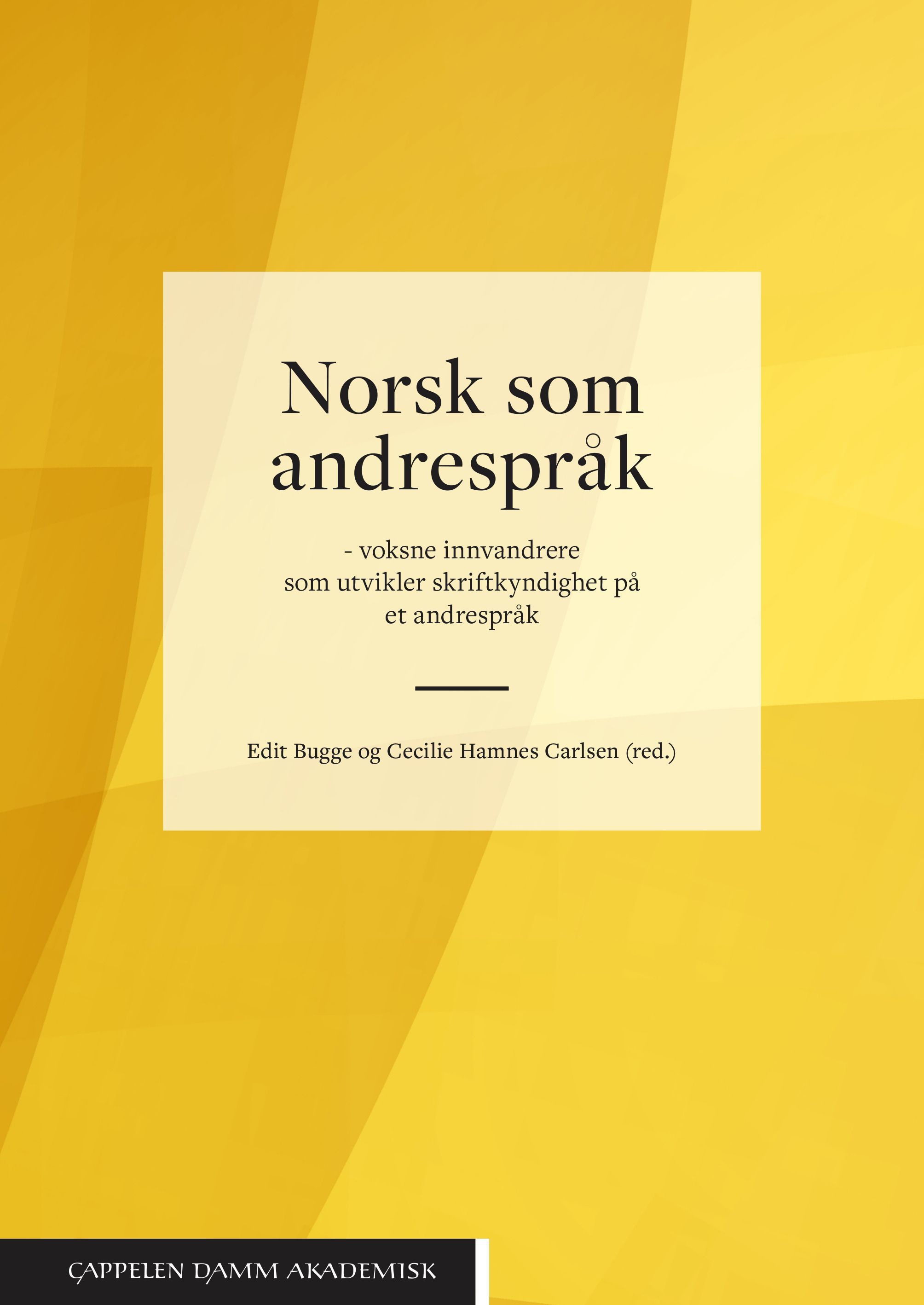 Norsk som andrespråk : voksne innvandrere som utvikler skriftkyndighet på et andrespråk