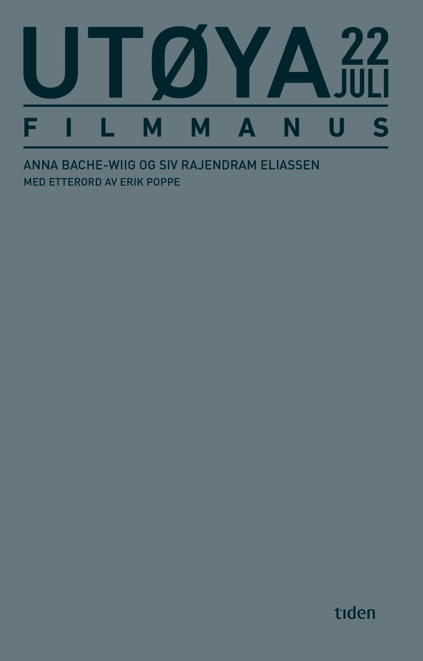 Utøya 22. juli : filmmanus