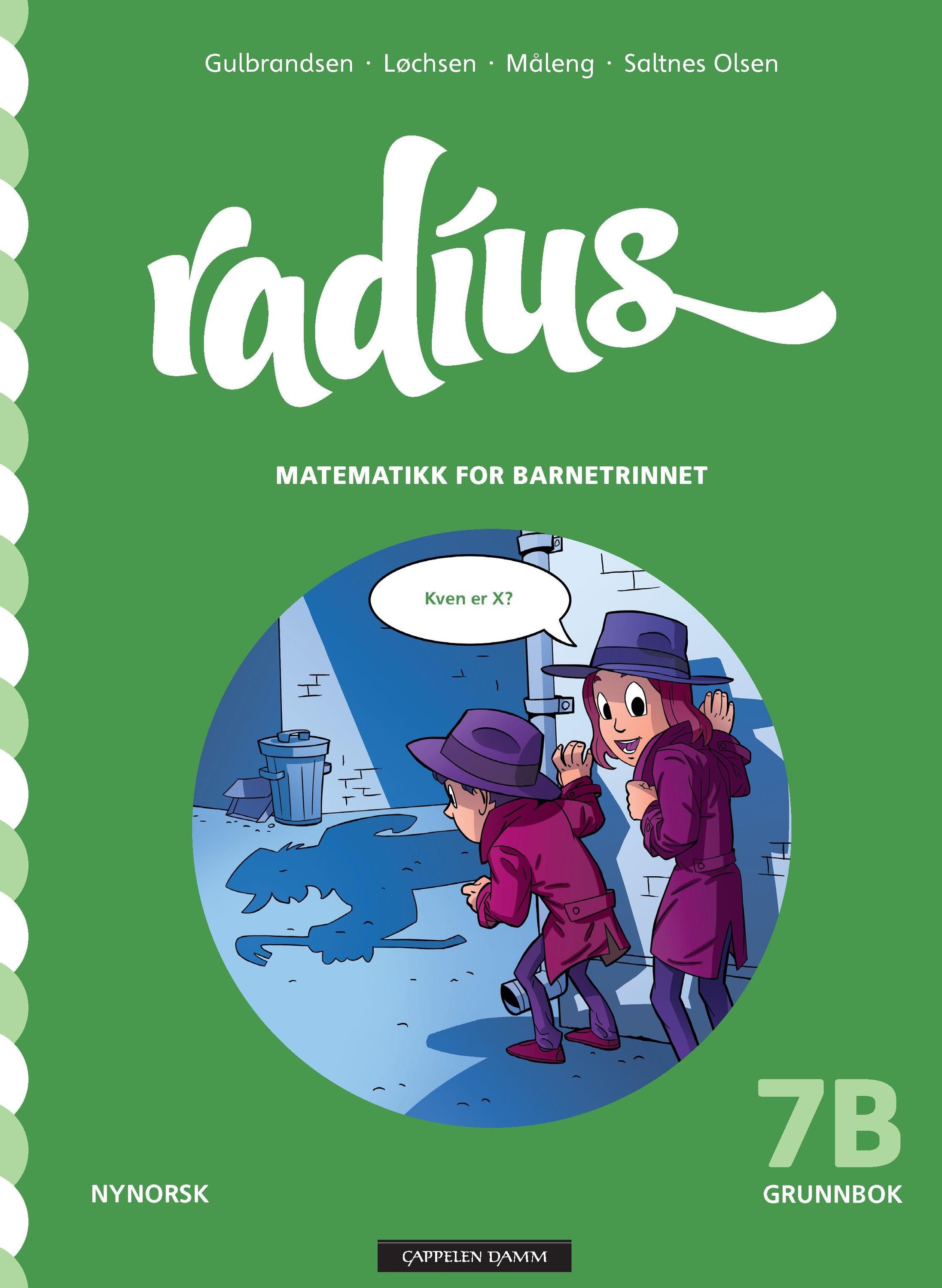 Radius : matematikk for barnetrinnet. Grunnbok 7B