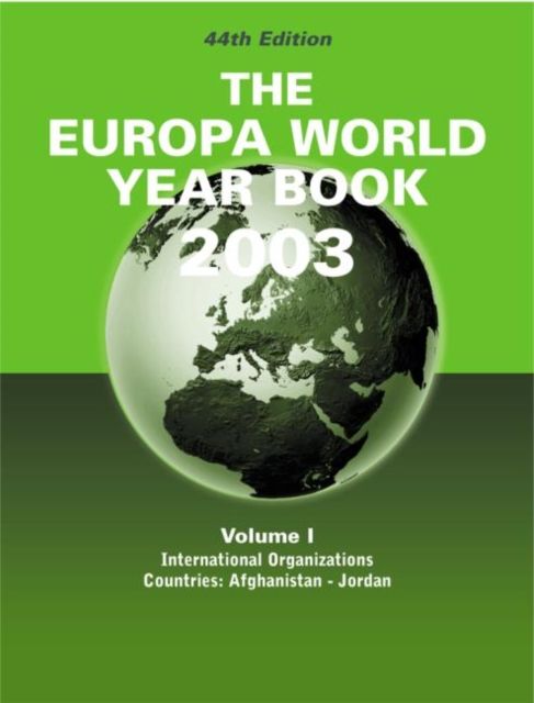 Europa World Year Book V1 Usa