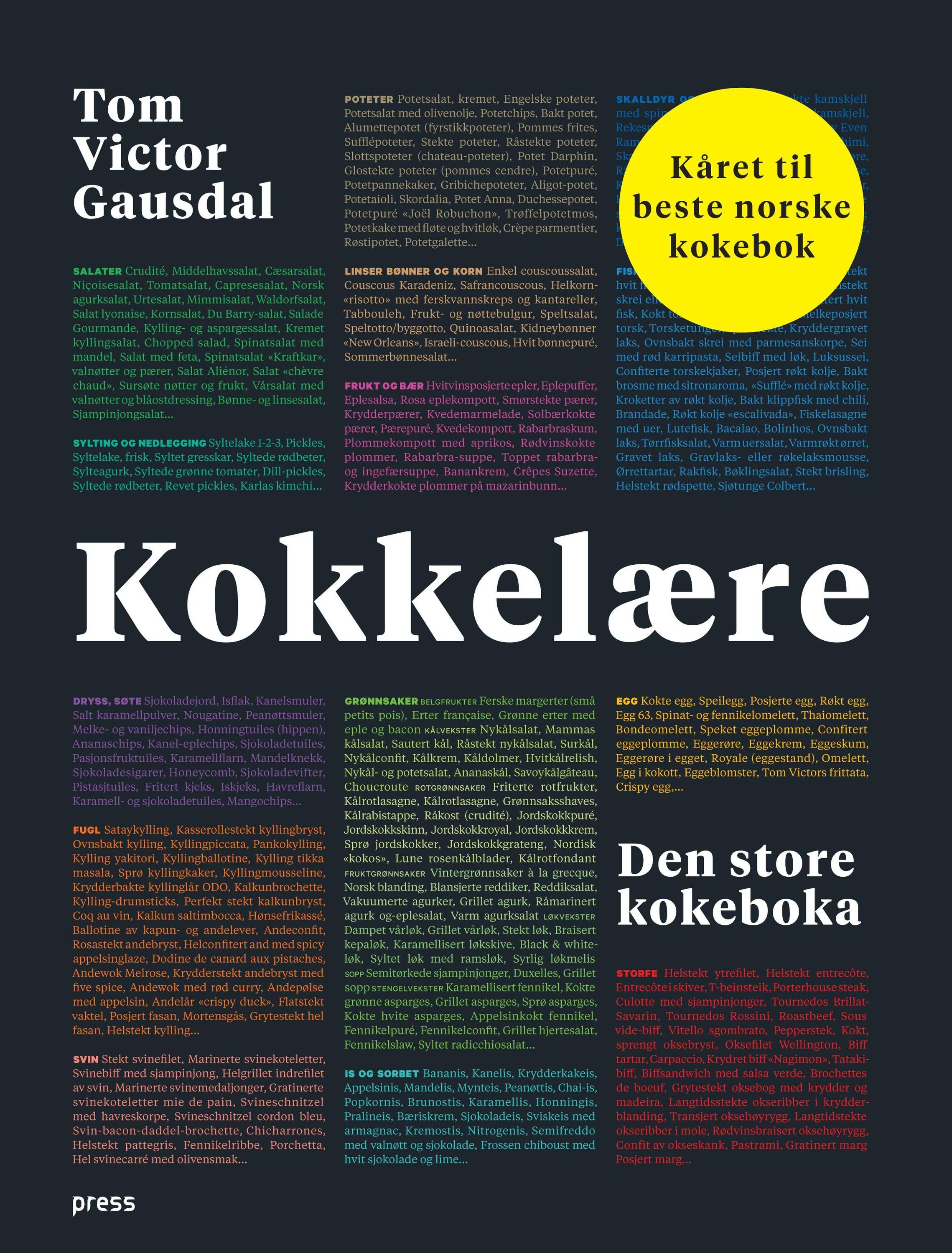 Kokkelære : den store kokeboka