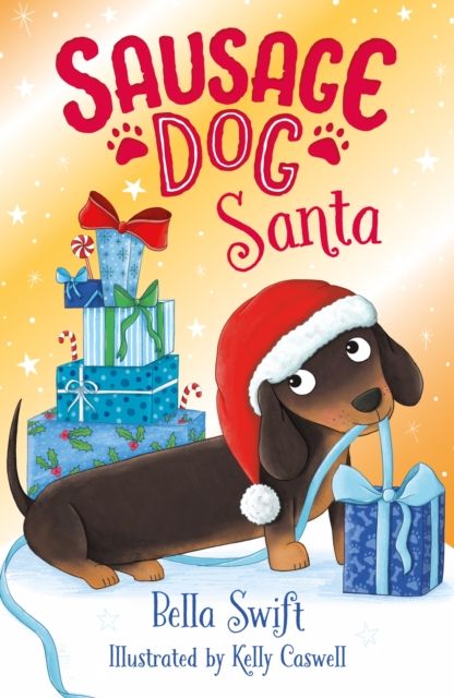 Sausage dog Santa