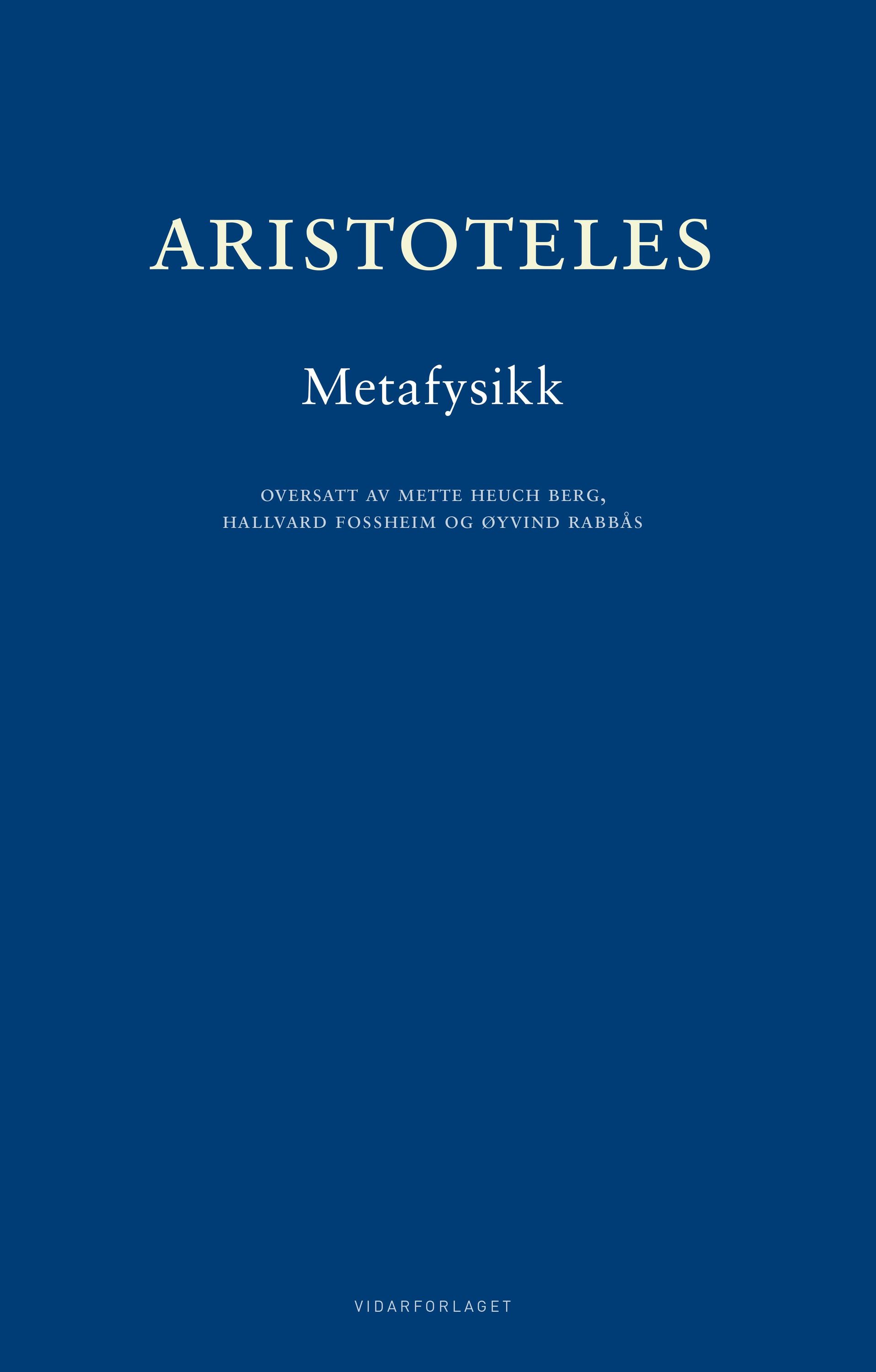 Metafysikken