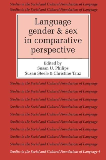 Language, Gender, and Sex in Comparative Perspective