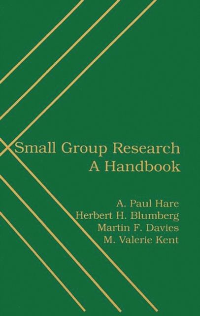 Small Group Research : A Handbook