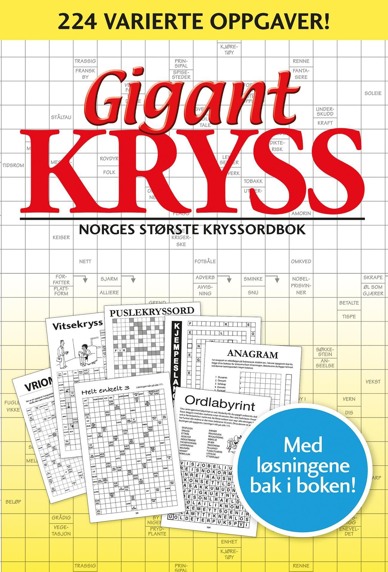 Gigantkryss 1 : Norges største kryssordbok